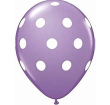 11" Big Polka Dot Spring Lilac